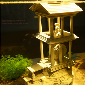 Estátua Arquitetônica Romana Antiga 280mm Acessórios Aquários <span class=keywords><strong>Fish</strong></span> Tank Aquarium Decor Scenic Display para Aquários - Product Image 2