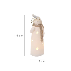 Decoración Navideña Estilo Coreano, Adornos de Escritorio <span class=keywords><strong>para</strong></span> el Hogar, Lámpara con Diseño de Muñeco de Nieve, Papá Noel y Alce - Product Image 6