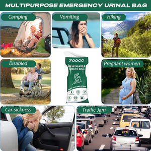 Bolsa de Orina Desechable Unisex Resistente de 700CC 800CC 900cc, a Prueba de Humedad, con Cierre, Material de PE, Portátil, para Emergencias al Aire Libre - Product Image 5