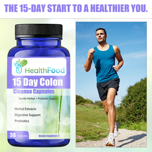 Best Selling 15 Day Colon Cleanse Capsules Contains Senna Leaf Extract Digestive Support Adult Probiotics Capsules 30 Count - Product Image 5