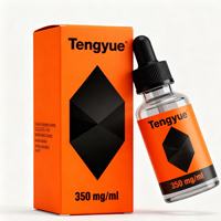 Production rapide Marque Injectable Huile Autocollant 3ml 5ml 10ml Flacon Bouteille Pharmaceutique Boîtes En Papier Pliables