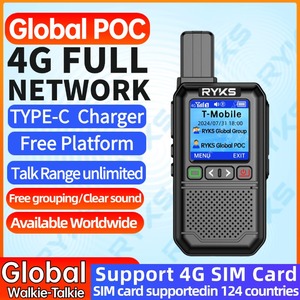 Walkkies Talkies 4G Walkie Talkie 5000Km Radio de dos vías Set inalámbrico al aire libre No para Zello Baofeng Uv 5R Quansheng - Product Image 4