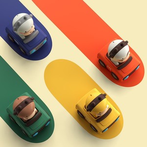 Coche <span class=keywords><strong>de</strong></span> <span class=keywords><strong>juguete</strong></span> <span class=keywords><strong>de</strong></span> dibujos animados transfronterizo, lindo y divertido, con diseño <span class=keywords><strong>de</strong></span> animales, <span class=keywords><strong>de</strong></span> inercia y fricción, para niños - Product Image 3