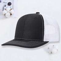 Gorra Trucker de Malla de 6 Paneles al por Mayor con Logotipo Bordado Personalizado, Gorra de Béisbol Transpirable, Impermeable, Deportiva, de Moda para Exteriores, a Rayas