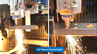 3 KW HSG TPS 3D Machine de découpe laser professionnelle pour tubes biseautés à cinq axes 45
