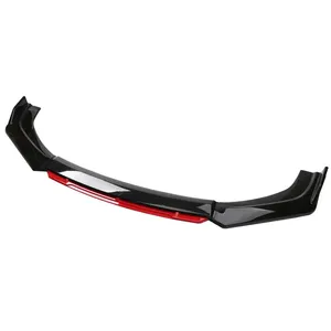 สปอยเลอร์กันชนหน้าสีดำแดงสำหรับมินิคูเปอร์ R55 R56 F55 รุ่นอเนกประสงค์ - Product Image 4