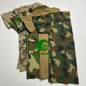 Maglietta tattica Kango camouflage woodland maglietta o-collo - Product Image 6