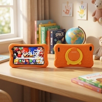Hadiah Anak-Anak Tablet Anak 7 Inci Android 12 Quad Core dengan Penutup Pelindung untuk Belajar dan Bermain