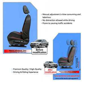 Kit de Actualización de Asiento de Coche de Manual a Eléctrico para VW Lavida Passat Sagitar <span class=keywords><strong>Bora</strong></span>, Piezas de Reequipamiento, Kit de Modificación de Ajuste Eléctrico del Asiento - Product Image 4