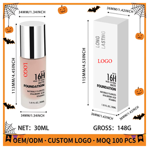 Peinture liquide pour le visage et le corps, 12 couleurs, fond de teint, Halloween, <span class=keywords><strong>cosplay</strong></span>, SFX, maquillage de scène, clown, fini mat, imperméable, 16H, étiquette privée personnalisée - Product Image 6