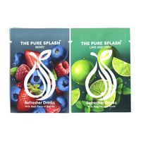 Op maat gedrukte 15g aluminiumfolie supplementen fruitpoeder sample verpakking kleine platte Mylar zakje