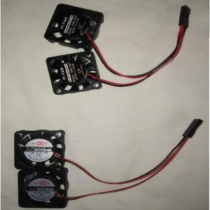 Ventilateur double Raspberry Pi 40x40x28mm 5V 12V pour processeur avec connecteur 2 broches - Product Image 4