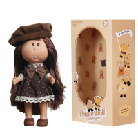 Poupée pomme de terre Kawaii de 24 cm, 3 styles, tenue rétro vintage, poupée en vinyle avec boîte cadeau, décoration de bureau, cadeau pour petites filles