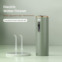 Brossette à dents à jet d'eau 	 Hydropulseur et brosse à dents 2-en-1 sans fil USB-C, 3 modes pour le nettoyage quotidien et le massage des gencives