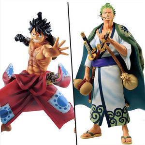 Produits les plus vendus 2023 Vente en gros OEM PVC Vinyle PU Luffy <span class=keywords><strong>One</strong></span> <span class=keywords><strong>Piece</strong></span> Zoro Sword <span class=keywords><strong>Manga</strong></span> Figurine d'action Zoro - Product Image 1