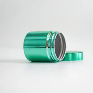 Kapaklı yeşil beyaz buzlu alüminyum kutular çay kahve çekirdekleri hava geçirmez gıda kapları saklamak için kullanılabilir Metal kutu ambalaj