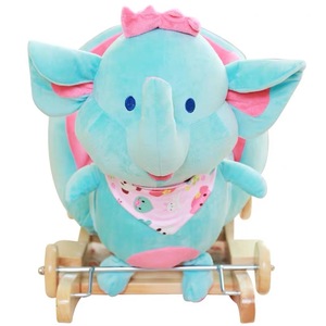 <span class=keywords><strong>Cheval</strong></span> <span class=keywords><strong>à</strong></span> <span class=keywords><strong>bascule</strong></span> en forme d'animal pour enfants en gros avec roue en bois - Product Image 4