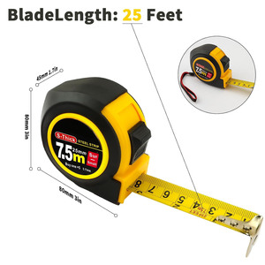 Cinta Métrica de Acero con Revestimiento de Goma de 3m, 5m y 7.5m - Product Image 4