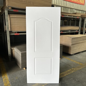 Panneau de porte en MDF blanc pur utilisé pour la décoration de portes en bois d'intérieur. Plusieurs styles sont disponibles pour créer un style minimaliste - Product Image 2