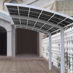 Cochera de aluminio resistente al agua con función de refugio, estacionamiento de automóviles personalizable y garaje, fácil de ensamblar, directo de fábrica - Product Image 6