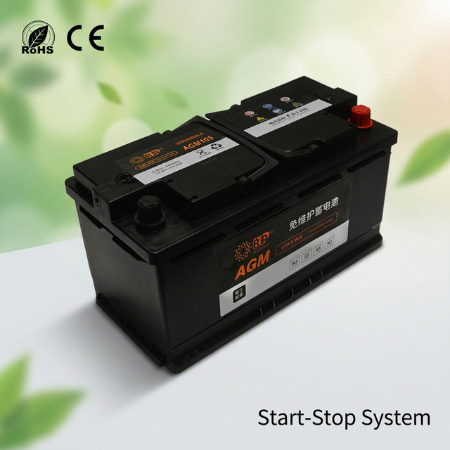 For Mercedes Benz Din92-SMF Car Battery 12v 92ah Maintenance-free 92 Ah Lead-acid AGM Start Stop System Calcium High Temperature