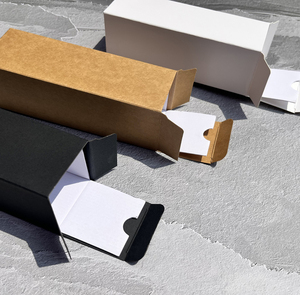 Xinrunjin personnalisé boîte en carton blanc conception de peau de vache carte noire + impression de plateau intérieur pour cosmétiques pour l'emballage de chaussettes cadeaux - Product Image 4