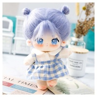 Poupée mignonne en peluche de 20cm en coton doux personnalisé