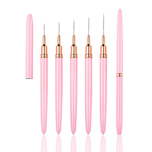 Pinceau et stylo liner professionnels ultra-fins portables pour la mise en forme des ongles en gel et acrylique - Product Image 1