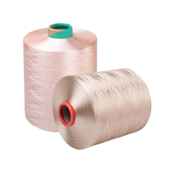 Hilo DTY de Poliéster 100D 150D 100% Texturizado de Alta Tenacidad Ecológico para Bordado y Costura Overlock