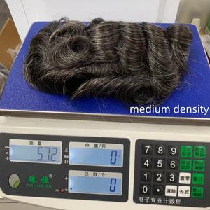 H325 Perruque pour hommes en Australie, 6x8 pouces, dentelle sur le dessus avec PU transparent autour, couleur 1B30 #   Service de coupe et de bouclage des cheveux - Product Image 4