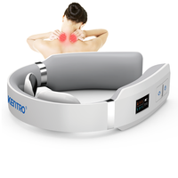 Masseur cervical portable relaxant à impulsions, appareil de massage du cou, soulagement de la douleur, pétrissage intelligent, masseur électrique en forme de U, vente chaude