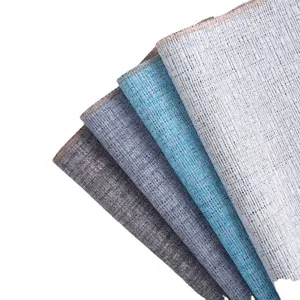 免费样品100% 聚酯高品质编织雪尼尔平纹沙发装饰面料