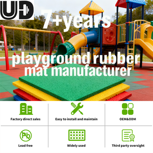 Suelo de Goma para Parques Infantiles que Permite la Drenaje del Agua, Previene Charcos y Superficies Resbaladizas, Tapete de Goma para Parques Infantiles - Product Image 5