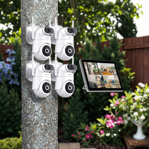 Sistema de seguridad para el hogar con doble lente de 8MP, pantalla de visión nocturna de 10 pulgadas, 4CH/8CH, WIFI inalámbrico, NVR, kit de cámara, tarjeta SD, Audio bidireccional - Product Image 5