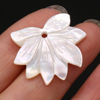 Charmes en coquille de corail naturel forme de fleur pendentif coquillage nacre pendentif femmes bricolage fabrication de bijoux-collier boucles d'oreilles cadeau