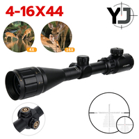 Télescope 4-16x44, fabriqué en alliage, avec grossissement haute définition réglable et lumière rouge et verte réglable