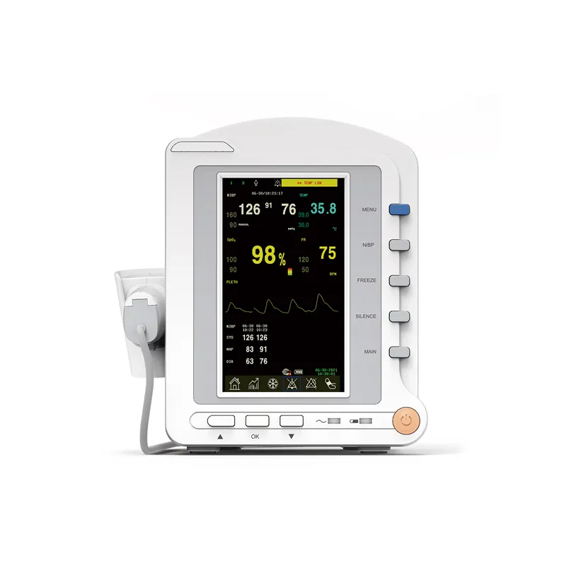Contec 7 'CMS5200 Nieuwe Ontwerp Medische Ziekenhuis Icu Patient Monitor
