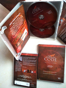 12x Double étui transparent Dvd Total 24 pièces DVD avec cartes d'essai dans une boîte d'affichage triangulaire comme emballage cadeau de marketing de détail - Product Image 4