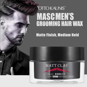 Wholesale Man Hair <b>Styling</b> Products Matte Hair Clay Wax Private Label Hair Hold Wax China with logo - Product Image 2