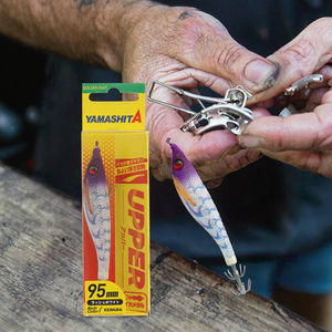 Señuelo de pesca <span class=keywords><strong>YAMASHITA</strong></span> de 95 mm y 6.4 g, horizontal, para calamar, tipo EGI, con anzuelo, camarón de madera, lanzador de cohete, hecho para agua salada, duradero - Product Image 2