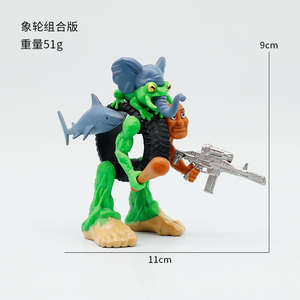 Figurines de créatures mythiques Shan Hai Jing, 6 pièces, jouets de monstres peints à la main, à collectionner, avec boîte-cadeau et <span class=keywords><strong>affiche</strong></span> pour les fans de la mythologie - Product Image 6