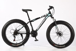 Bicicleta de Montaña para Playa/Nieve de Velocidad Variable, Suspensión Delantera, Doble Disco, Cuadro de Acero al Carbono, Neumáticos Extra Anchos 4.0 para 003 003 003 - Product Image 2