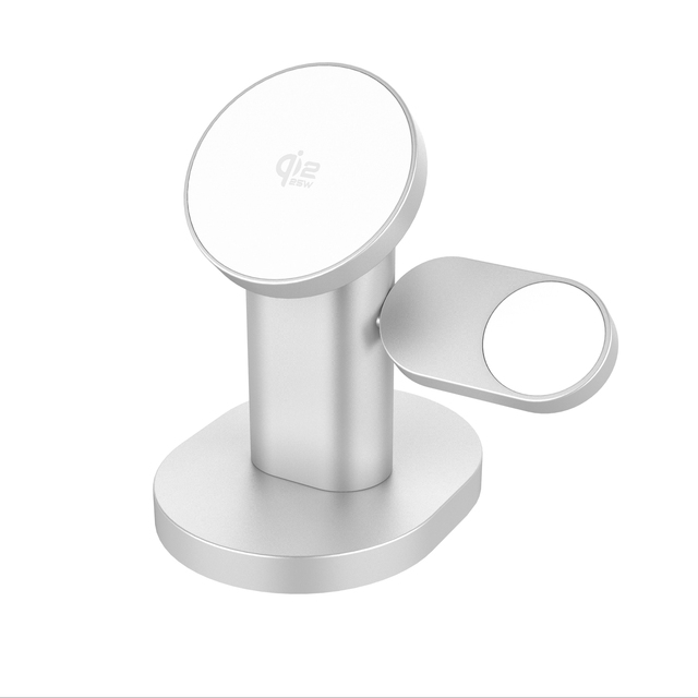 25W New 2 in 1 Wireless Charging Station Qi2.2 for Phone Apple Watch Charger 25W Magnetic Charger Stand for Multiple Devices