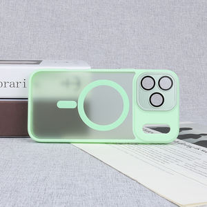 Coque de téléphone mate anti-traces de doigts avec effet peau 360 °   Conception antichoc et à adsorption magnétique pour téléphone 17 - Product Image 3