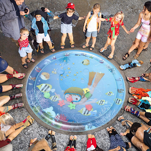 Premium Plastic Baby Tummy Time Water Play Mat Precio de fábrica Actividad inflable para niños de 0 a 36 años - Product Image 3