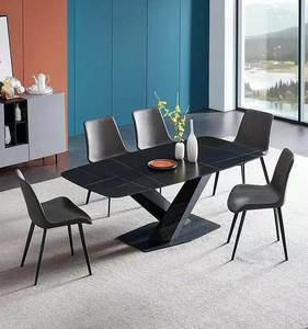 Nuevos Modelos de Juego de Comedor de Lujo Mesa y Sillas Modernas Mesa de Reuniones con Sillas a la Venta - Product Image 4