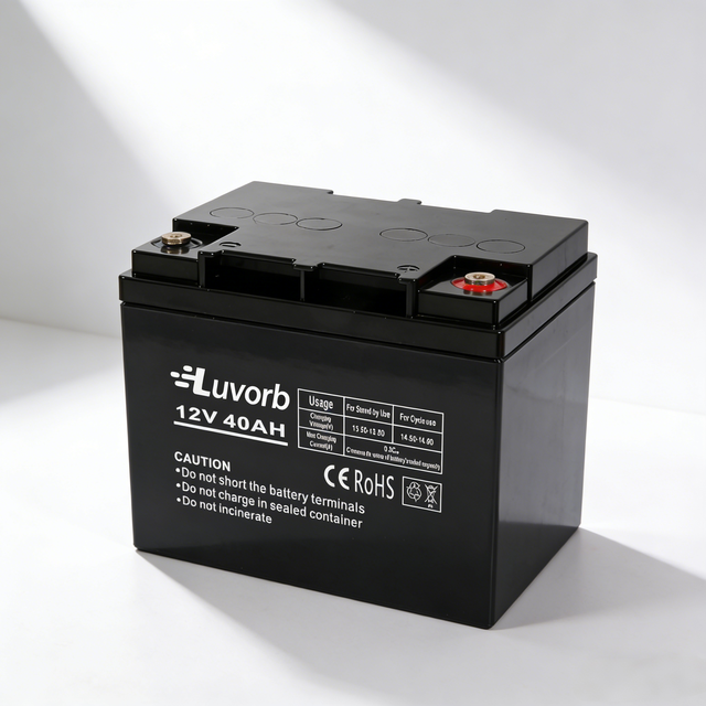 Luvorb Deep Cycle Sealed AGM Battery 12V 6V 24V 33AH 40AH 55AH 65AH 70AH 90AH for UPS EPS Solar EMS Lead Acid Battery