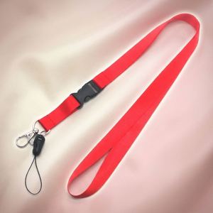 Lanière en polyester personnalisée à bas prix et faible quantité minimale de commande, avec logo imprimé sur mesure - Product Image 1