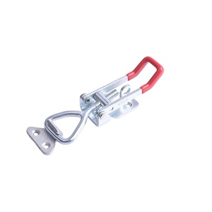 Abrazadera <span class=keywords><strong>Delta</strong></span> de acero inoxidable con resorte con abrazadera de palanca ajustable de ojo de gancho para candado de sujeción de caja de herramientas J1104 - Product Image 1