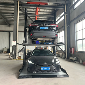 É<span class=keywords><strong>l</strong></span>évateurs <span class=keywords><strong>de</strong></span> <span class=keywords><strong>garage</strong></span> automobiles à 2 poteaux et 3 niveaux, solution <span class=keywords><strong>de</strong></span> stationnement pour trois voitures à usage domestique - Product Image 2